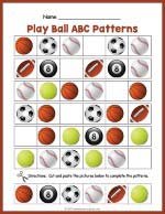 Balls ABC Pattern Worksheet thumbnail