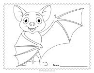 Bat Coloring Page thumbnail