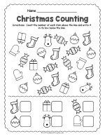 Christmas Counting Worksheet thumbnail