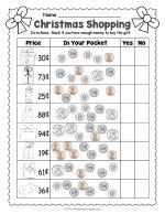 Christmas Money Worksheet thumbnail