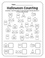 Halloween Counting Worksheet thumbnail