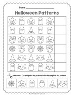 Halloween Pattern Worksheet thumbnail