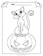 Jack O Lantern Coloring Page thumbnail