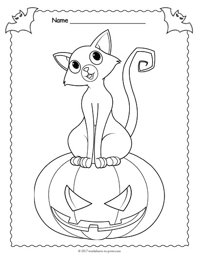 Jack O Lantern Coloring Page