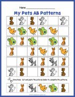 Pets AB Pattern Worksheet thumbnail