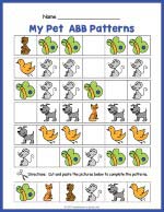 Pets ABB Pattern Worksheet thumbnail