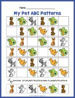 Pets ABC Pattern Worksheet thumbnail