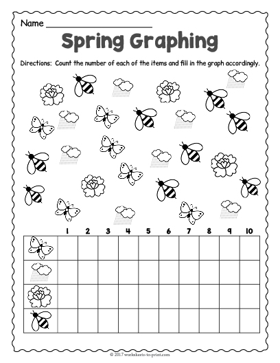Free Spring Graphing Worksheet