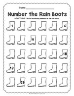 Spring Number Worksheet thumbnail