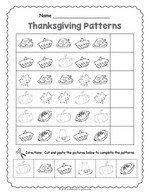 Thanksgiving Pattern Worksheet thumbnail