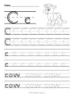 Tracing Letter C Worksheet thumbnail