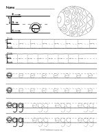 Tracing Letter E Worksheet thumbnail