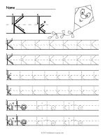 Tracing Letter K Worksheet thumbnail