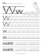 Tracing Letter W Worksheet thumbnail