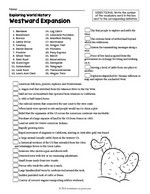 Westward Expansion History Worksheet thumbnail